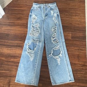 Pacsun high waisted flair jeans